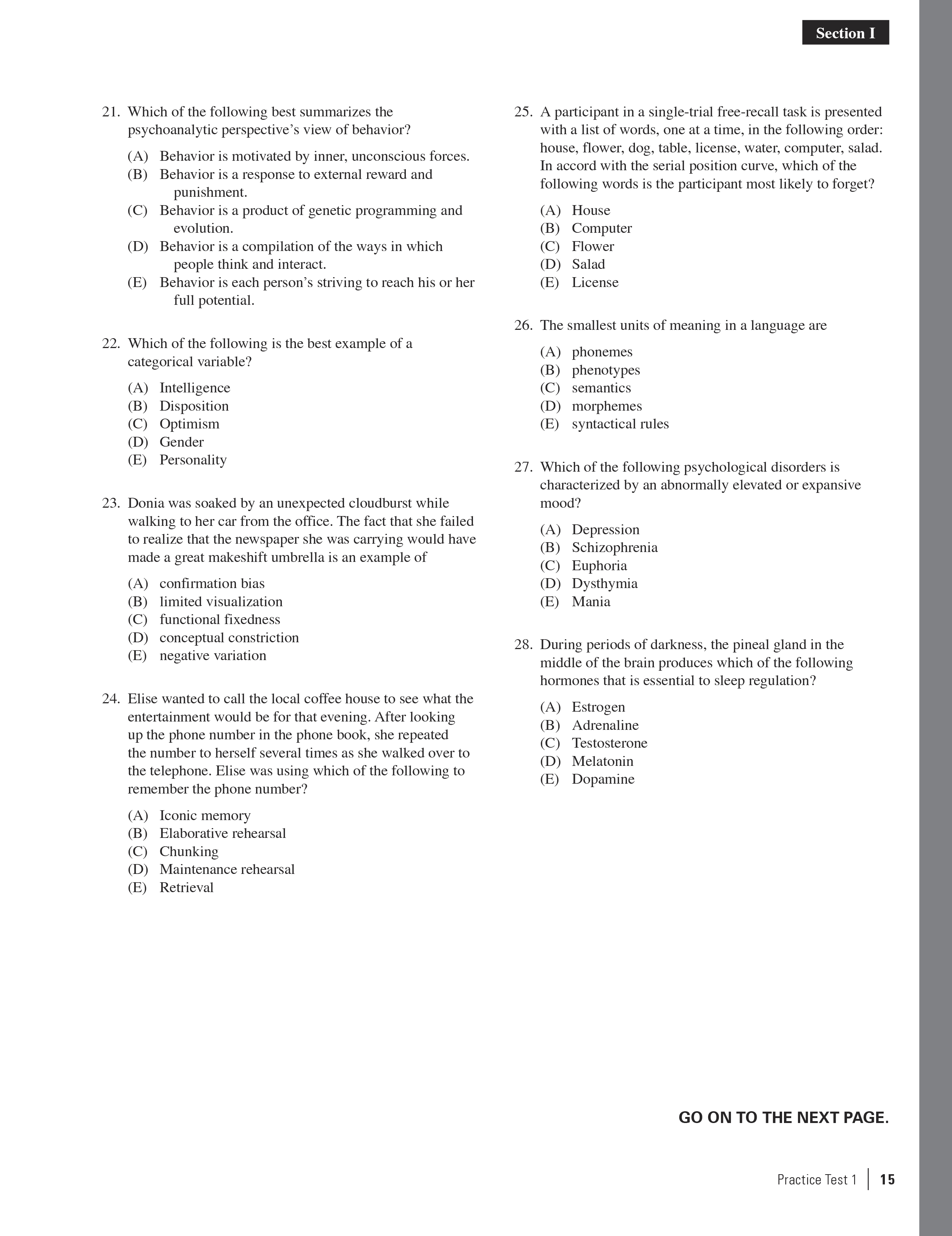 Extended ebook content for Cracking the AP Psychology Exam, 2016 Extended ebook content for Cracking the AP Psychology Exam, 2016